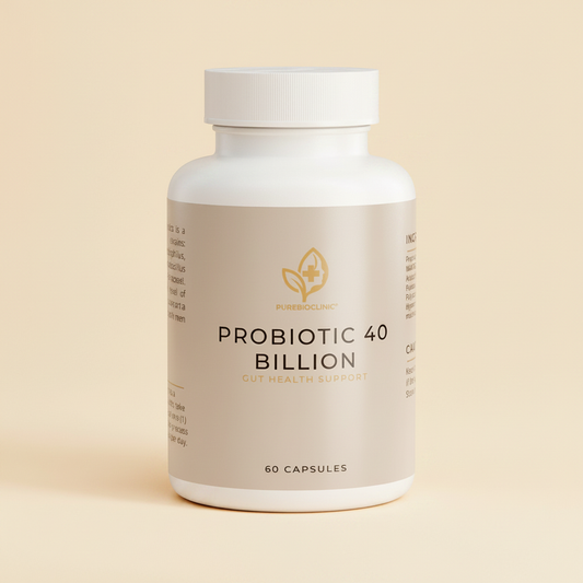 PureBioClinic Probiotic 40 Billion CFU multi-strain capsules