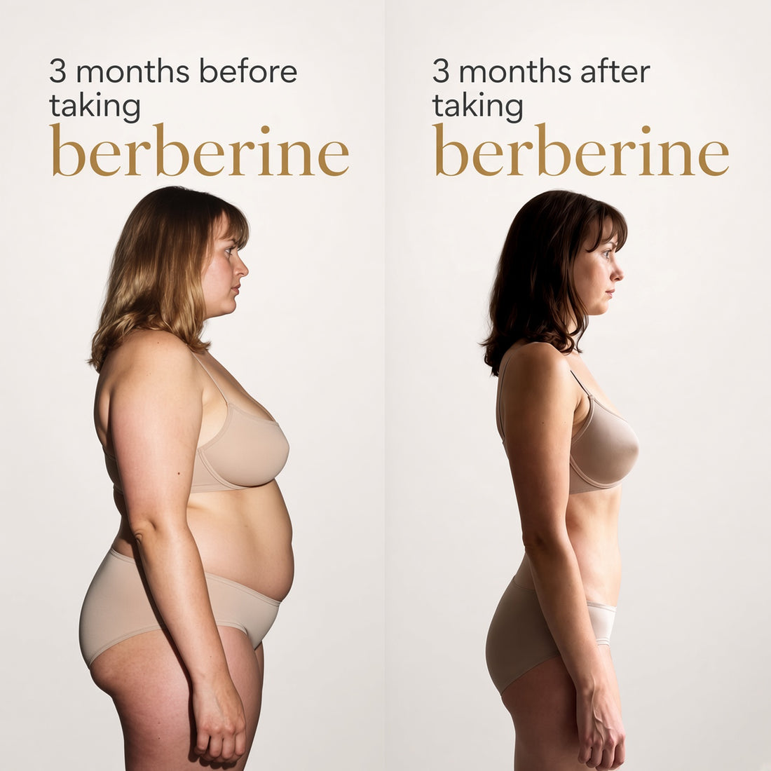 Berberine HCl 500mg before and after metabolic results