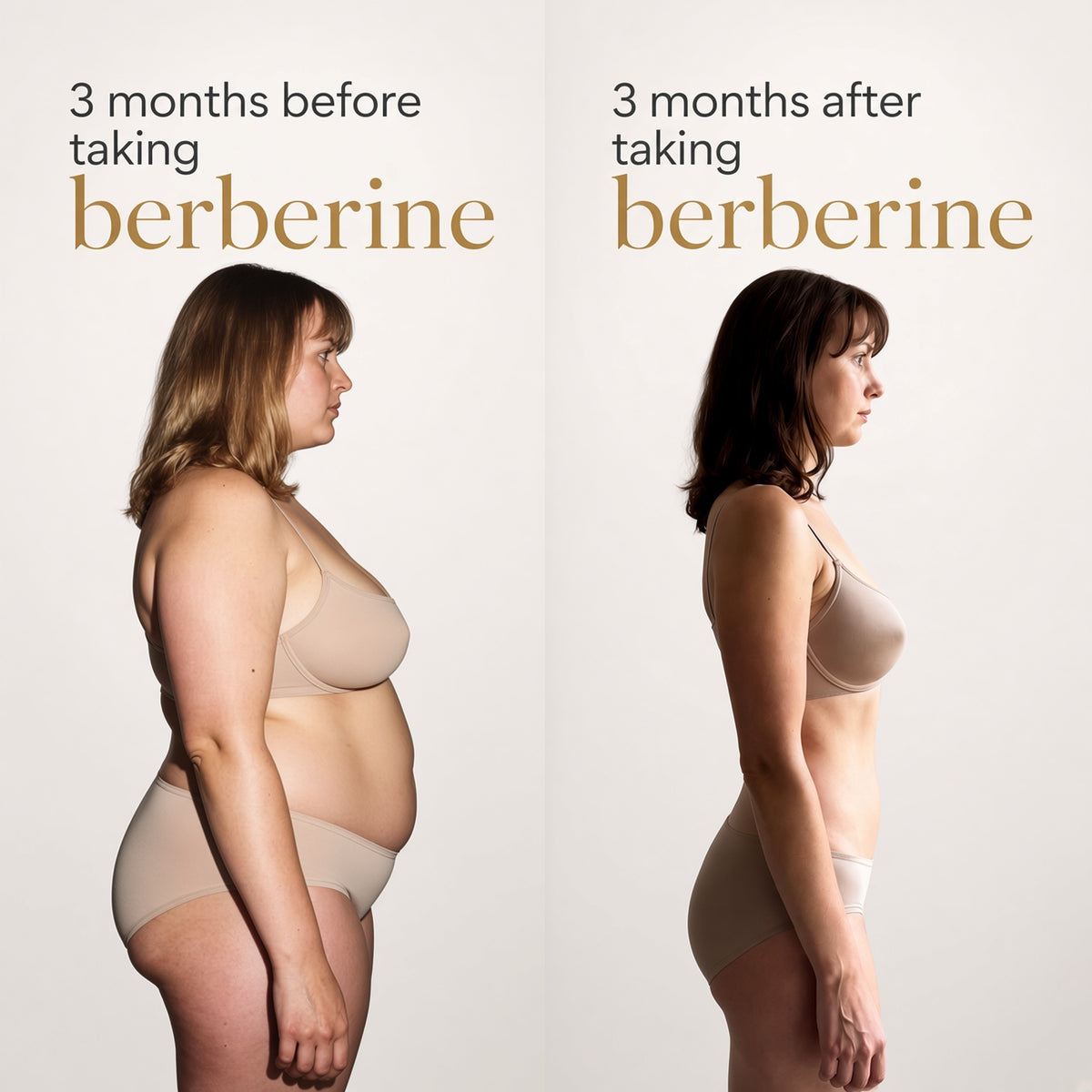 Berberine HCl 500mg before and after metabolic results