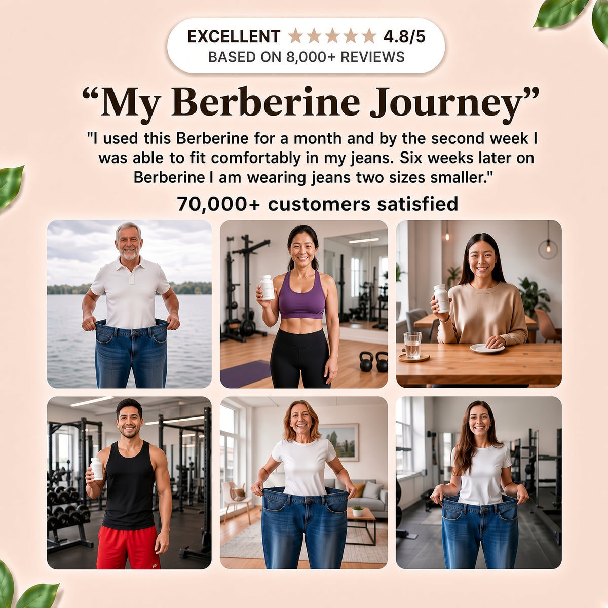 Berberine HCl 500mg supplement carousel product shot