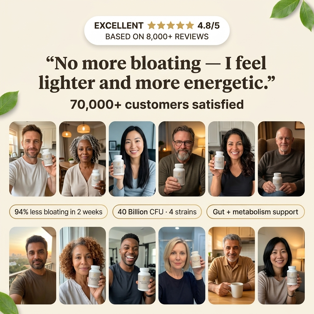 Probiotic 40 Billion capsule close-up and ingredients