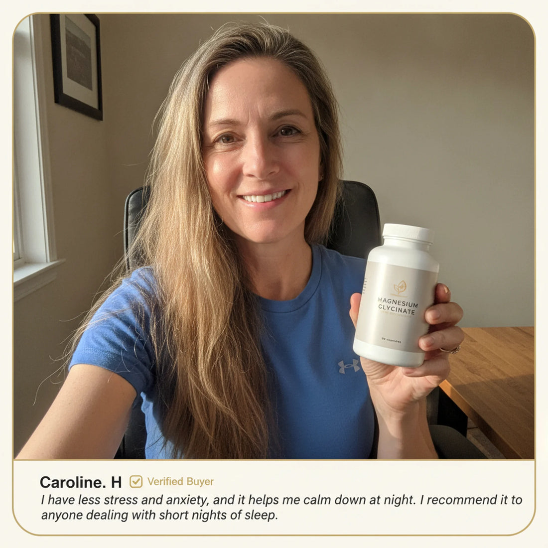 Magnesium Glycinate calm sleep and energy benefits