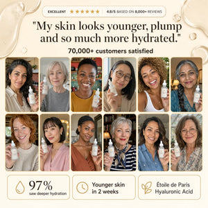 Étoile de Paris hyaluronic acid serum lifestyle image