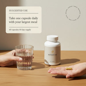 PureBioClinic Berberine HCl 500mg packaging close-up